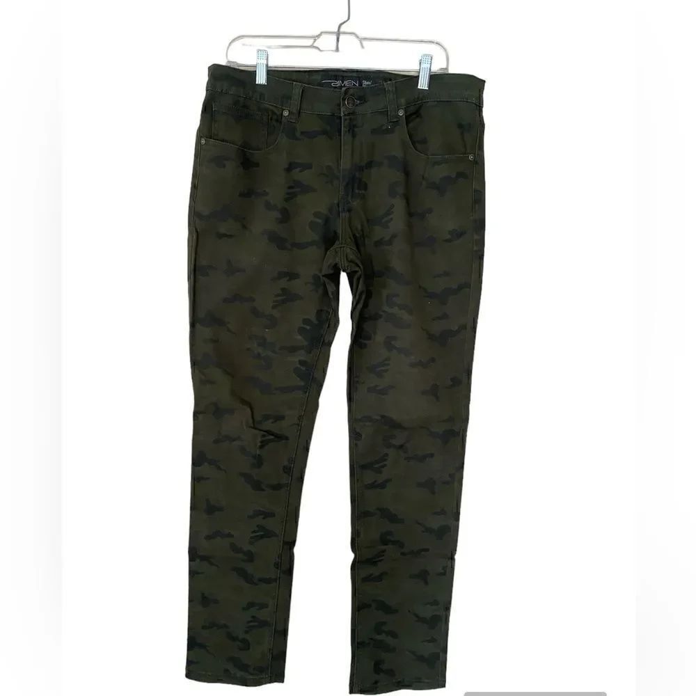 21 Men Slim Camo Slim Jean